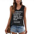 I Literally Wrote A Book To Warn You All About This Orwell Women's V-Neck Tank Top
