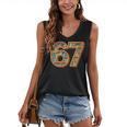 Literary 67 Bookshelf Six Seven Reading Meme Women's V-Neck Tank Top