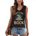Take a Look It's In a Book Reading Teacher Book Lover Women's V-Neck Tank Top Take a Look It's In a Book Reading Teacher Book Lover Women's V-Neck Tank Top