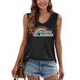 Take A Look It's In A Book Retro Reading Book Lover Women's V-Neck Tank Top