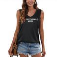 I Love Heart Fictional Men Simple Cute Reading Books Women's V-Neck Tank Top