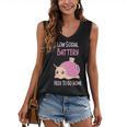 Low Social Battery Cute Snail With House Introvert Cozy Home Women's V-Neck Tank Top