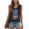 Magic Books Butterflies Fantasy Nature Tea Enchanting Women's V-Neck Tank Top
