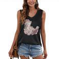 Marie Antoinette Reading A Book Women's V-Neck Tank Top