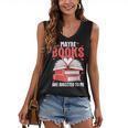 Maybe Books Are Addicted To Me Reading Present Women's V-Neck Tank Top