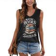 Maybe Books Are Addicted To Me Women's V-Neck Tank Top Maybe Books Are Addicted To Me Women's V-Neck Tank Top