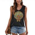 Melanin Afro Women Girl Book Librarian History African Women's V-Neck Tank Top