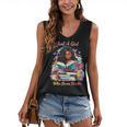 Melanin Book Month Honoring Past Inspiring Pride Women's V-Neck Tank Top