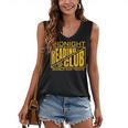 Midnight Reading Club Night Owl Book Readers Women's V-Neck Tank Top