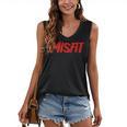 Misfit Outfit And Costume Introvert Apparel Women's V-Neck Tank Top Misfit Outfit And Costume Introvert Apparel Women's V-Neck Tank Top
