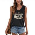 Wordsmith At Work Vintage Writer & Author Pen Book Lover Women's V-Neck Tank Top Wordsmith At Work Vintage Writer & Author Pen Book Lover Women's V-Neck Tank Top