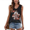 Modern Queen Of Hearts Book Lover Reading Novels Romantasy Women's V-Neck Tank Top Modern Queen Of Hearts Book Lover Reading Novels Romantasy Women's V-Neck Tank Top