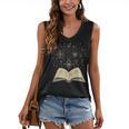 Mystic Astral Lunar Celestial Witch Spell Book Women's V-Neck Tank Top