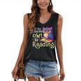 If You Need Me Owl Be Reading Book Lover Reading Bookworm Women's V-Neck Tank Top