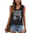 How Many Nights A Week Reading 6-7 67 Teacher Student Books Women's V-Neck Tank Top