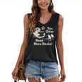 You Otter Read More Books Cute Otter Book Lover Women's V-Neck Tank Top