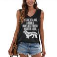 Outside Of A Dog A Book Is Man's Best Friend Apparel Women's V-Neck Tank Top