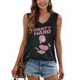 Party Hard Comfortable Stay At Home Introvert Women's V-Neck Tank Top Party Hard Comfortable Stay At Home Introvert Women's V-Neck Tank Top
