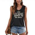 I Put My Book Down To Be Here Reader Women's V-Neck Tank Top