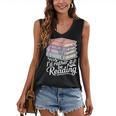 Rather Be Reading Book Lover Stack Women's V-Neck Tank Top Rather Be Reading Book Lover Stack Women's V-Neck Tank Top