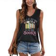 There Is No Such Thing As Too Many Books Reading Bookworm Women's V-Neck Tank Top There Is No Such Thing As Too Many Books Reading Bookworm Women's V-Neck Tank Top