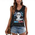 I Read Alotl Cute Axolotl Reading Book Lover Women's V-Neck Tank Top