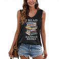 I Read Banned Books Bookworm Women's V-Neck Tank Top