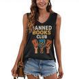 Read Banned Books Club Freely Anti-Censorship Librarian Women's V-Neck Tank Top