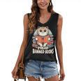 I Read Banned Books Shirt Cat Lover Bookworm Reader Men Women Kids Women's V-Neck Tank Top I Read Banned Books Shirt Cat Lover Bookworm Reader Men Women Kids Women's V-Neck Tank Top