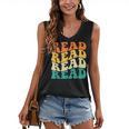 Read Read Read Read Book Lover Reading Bookworm Reader Women's V-Neck Tank Top