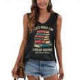 I Read Books Bookworm Halloween Women's V-Neck Tank Top