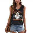 Read More Books Cute Ghost Reading Book Teacher Halloween Women's V-Neck Tank Top