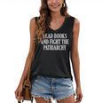 Read Books And Fight The Patriarchy Women's V-Neck Tank Top Read Books And Fight The Patriarchy Women's V-Neck Tank Top