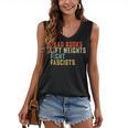 Read Books Lift Weights Fight Fascists Reading Women's V-Neck Tank Top