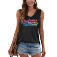 Read Books Lift Weights Fight Fascists Tie Dye Men Women Women's V-Neck Tank Top Read Books Lift Weights Fight Fascists Tie Dye Men Women Women's V-Neck Tank Top