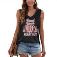 Read Your Heart Out Book Lover Reading Enthusiasts Floral Women's V-Neck Tank Top Read Your Heart Out Book Lover Reading Enthusiasts Floral Women's V-Neck Tank Top