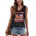 Read Your Heart Out Valentine Reading Book Girl Kid Teacher Women's V-Neck Tank Top