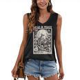 Read In Peace Skeleton Book Lover Bookworm Book Women's V-Neck Tank Top