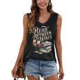 Read Between The Wines Vintage Book Lovers Wine Reading Women's V-Neck Tank Top