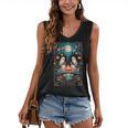 The Reader Bookish Cute Spooky Ghost Reading Book Tarot Card Women's V-Neck Tank Top The Reader Bookish Cute Spooky Ghost Reading Book Tarot Card Women's V-Neck Tank Top