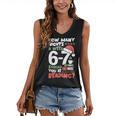 Reading 67 Meme English Teacher Christmas Book Lover Women's V-Neck Tank Top