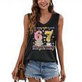 Reading 67 Teacher Six Seven Reading 6 7 Book Lover Women's V-Neck Tank Top