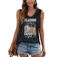 Reading Is My Favorite Sport Bookworm Women's V-Neck Tank Top