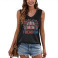 Reading Freadom Freedom Book Lover 4th Of July Men Women Women's V-Neck Tank Top