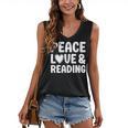 Reading I Love Books And Reading Women's V-Neck Tank Top
