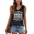 Reading Pajamas If It Involves Books And Pajamas Count Me In Women's V-Neck Tank Top Reading Pajamas If It Involves Books And Pajamas Count Me In Women's V-Neck Tank Top