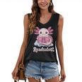 Readsalotl Axolotl Reading Cute Book Lover Bookworm Women's V-Neck Tank Top