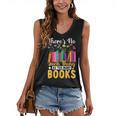 There's No Such Thing As Too Many Books Women's V-Neck Tank Top