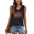Retro Grow In Grace Wildflower Book Christian Bible Verse Women's V-Neck Tank Top Retro Grow In Grace Wildflower Book Christian Bible Verse Women's V-Neck Tank Top