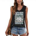 Retro Tired Moms Book Club Bookish Booktrovert Mother's Day Women's V-Neck Tank Top